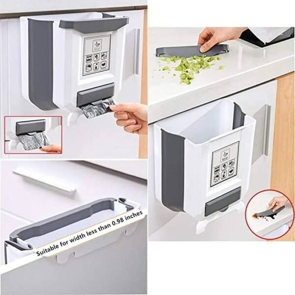 باسكت درفه سيليكون ب فتحه لرول أكياس القمامة - Image 4