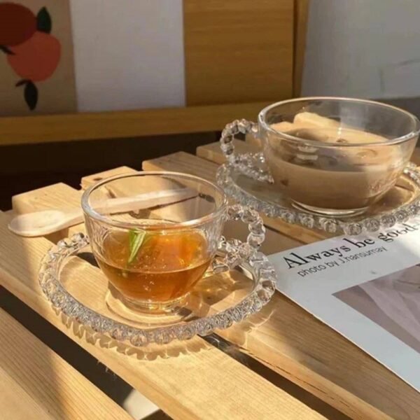 طقم قهوة بابلي بالطبق - Image 4