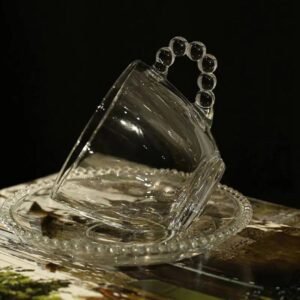 طقم قهوة بابلي بالطبق