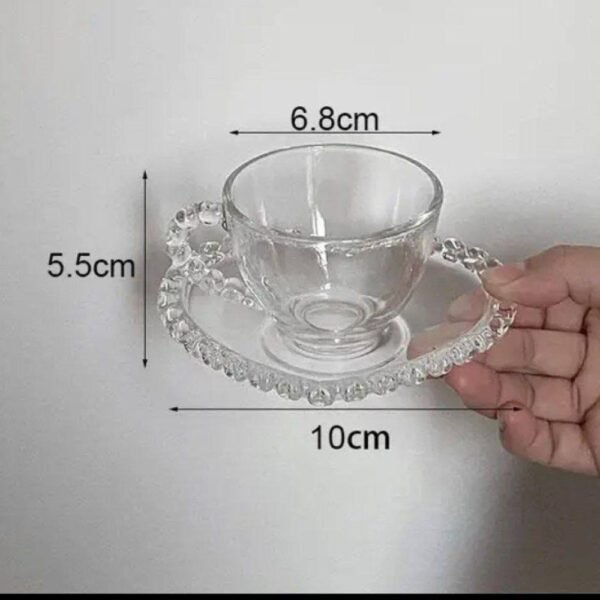 طقم قهوة بابلي بالطبق - Image 3