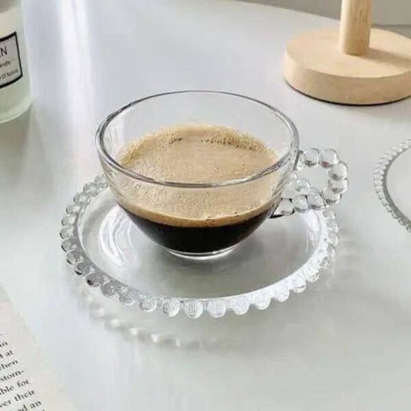 طقم قهوة بابلي بالطبق - Image 2