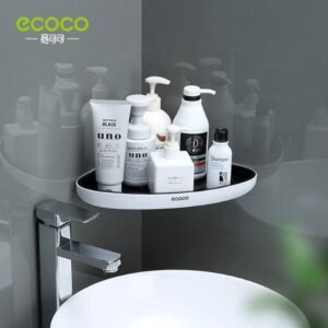 رف تخزين زاوية مثبت على الحائط ecoco