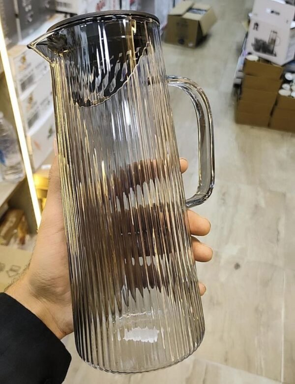 طقم شربات دورق +4 كوبايات + صنيه اكليرك - Image 10