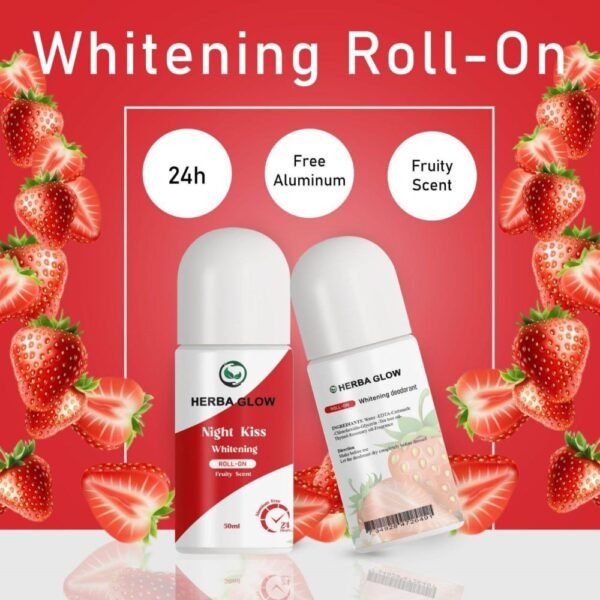 مزيل عرق وكمان بيفتح اون Herba glow رول اون - Image 3