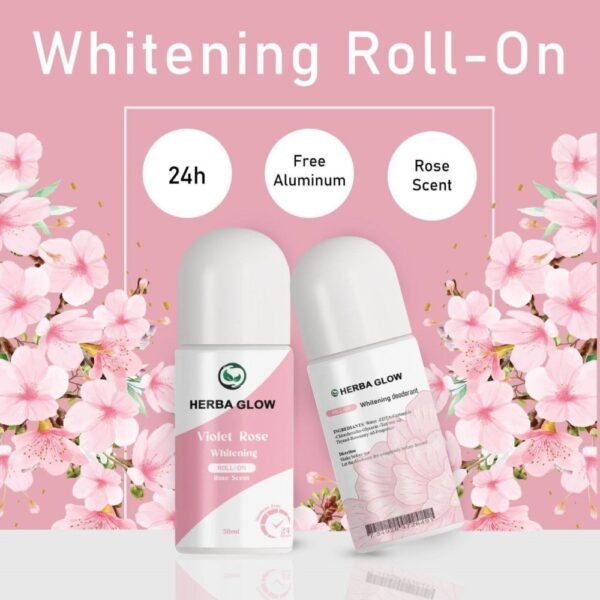 مزيل عرق وكمان بيفتح اون Herba glow رول اون - Image 4