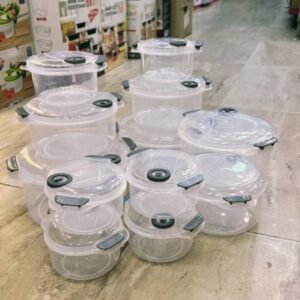 طقم حافظات طعام للثلاجة مستديرة 12*1